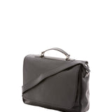 Borsa a mano unisex in vera pelle Made in Italy 4576-NERO Alessia Firenze