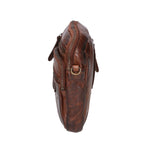 Borsa a tracolla da uomo Vera pelle RFID HILB-3192W-T.MORO Hill Burry