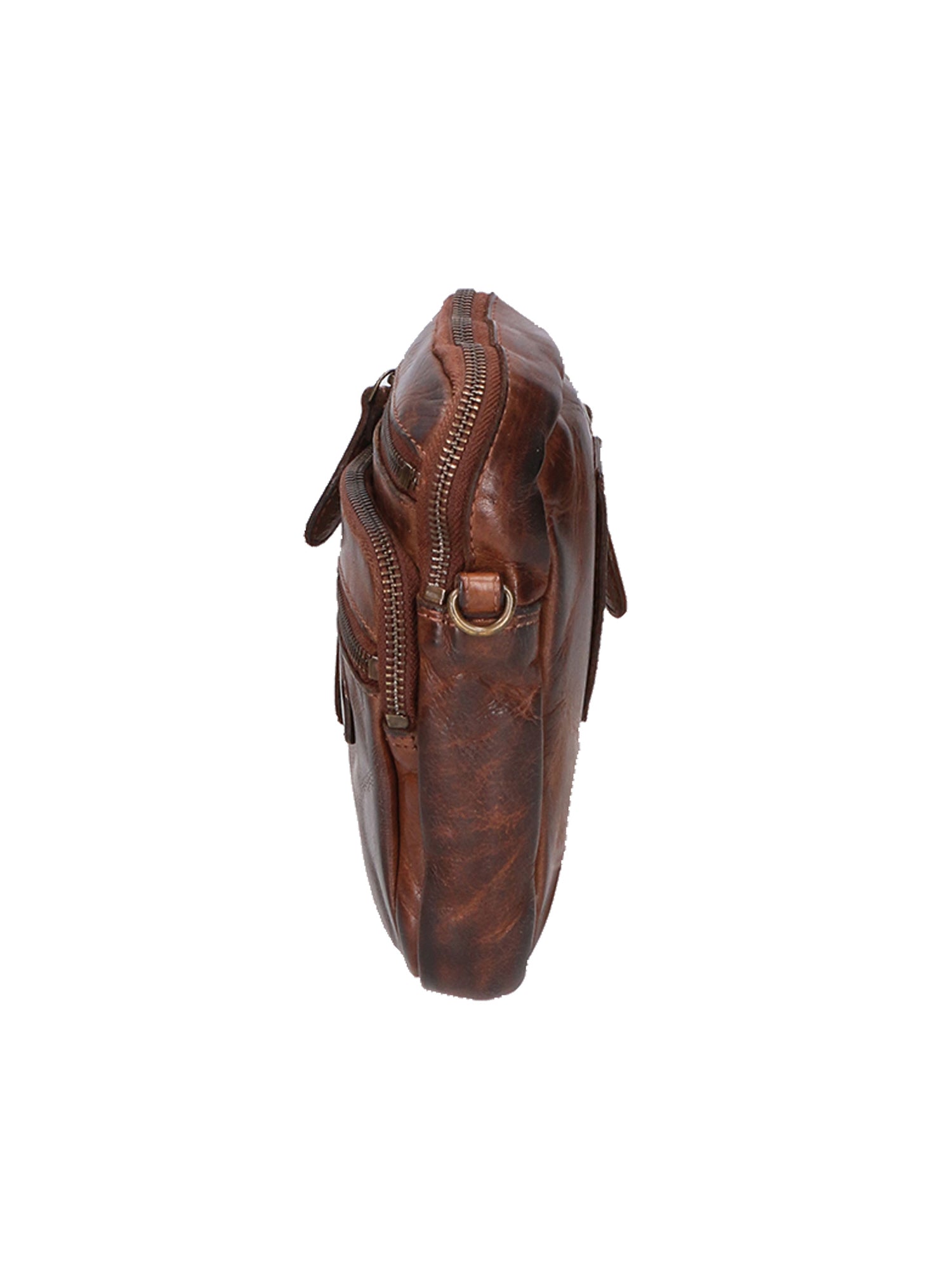 Borsa a tracolla da uomo Vera pelle RFID HILB-3192W-T.MORO Hill Burry
