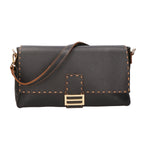 Walda Borsa a spalla da donna Vera pelle 06868-D28 NERO Gave Lux