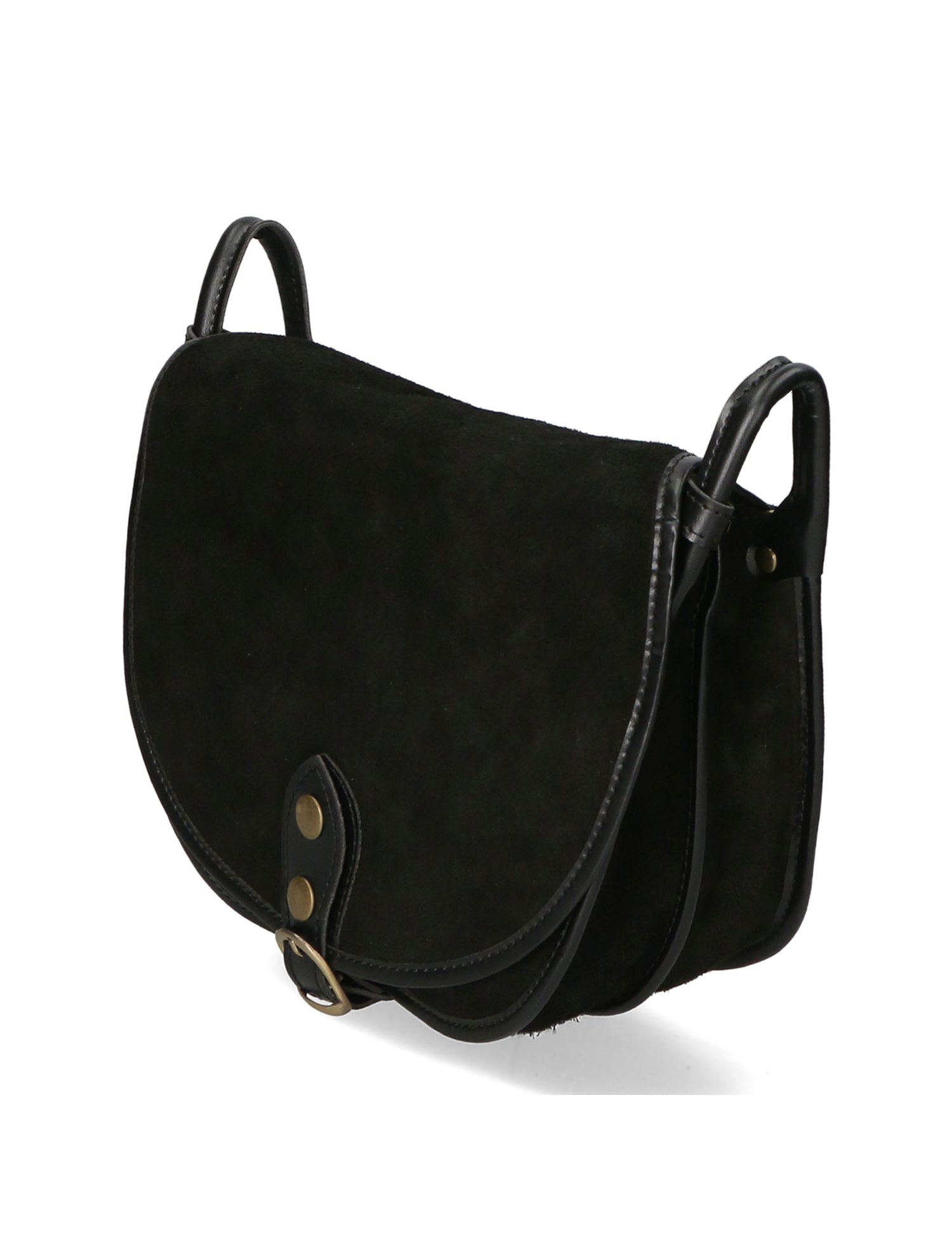 Brigitta Borsa a tracolla da donna Vera pelle 10026-NERO Gave Lux