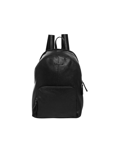 Zaino da uomo in vera pelle Made in Italy MO-03GL-BLACK