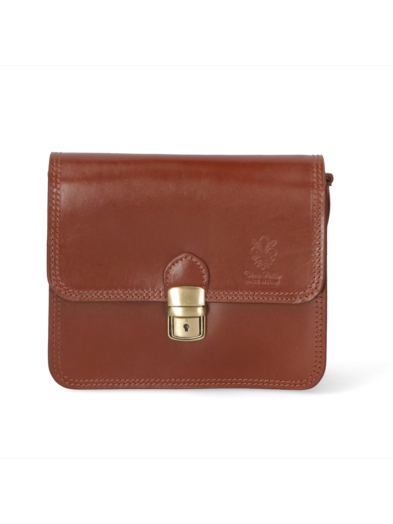 Bibiana Borsa a tracolla da donna Vera pelle 10018 1107-MARRONE Gave Lux