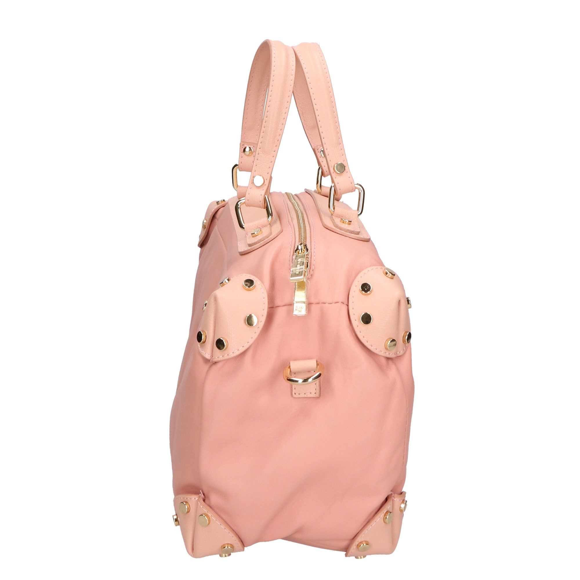 Borsa a mano da donna 100% pelle MYB-7014-SS-PEONIA G1+P726 ROSA My Best Bag