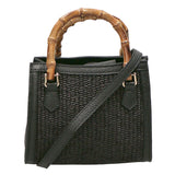 Alissa Borsa a mano da donna Vera pelle 05112-12 D28 NERO Gave Lux