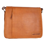 Borsa a tracolla da uomo Vera pelle RFID HILB-3075-CUOIO Hill Burry