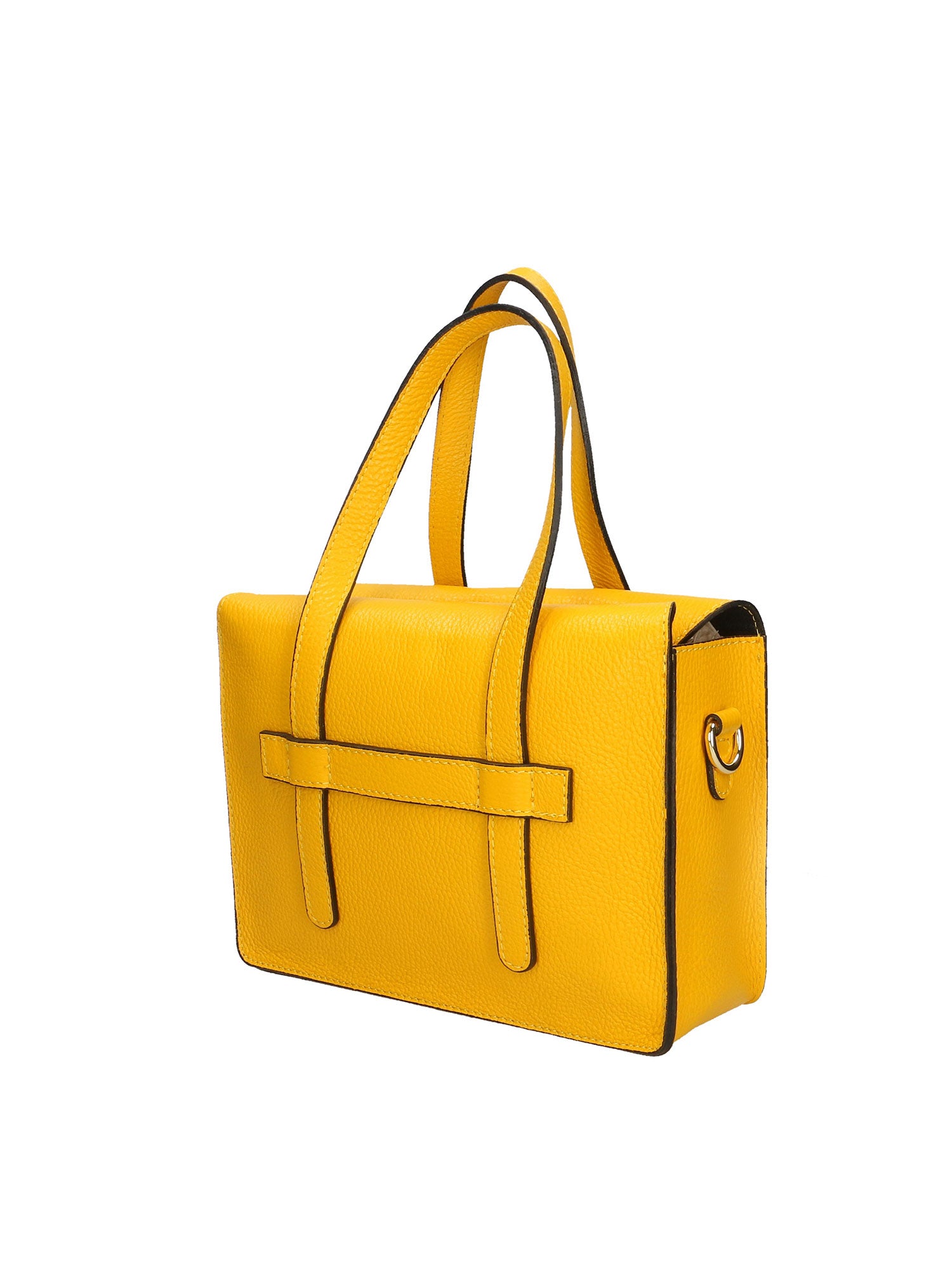 Cielia Borsa a mano da donna Vera pelle 191148-GIALLO Gave Lux