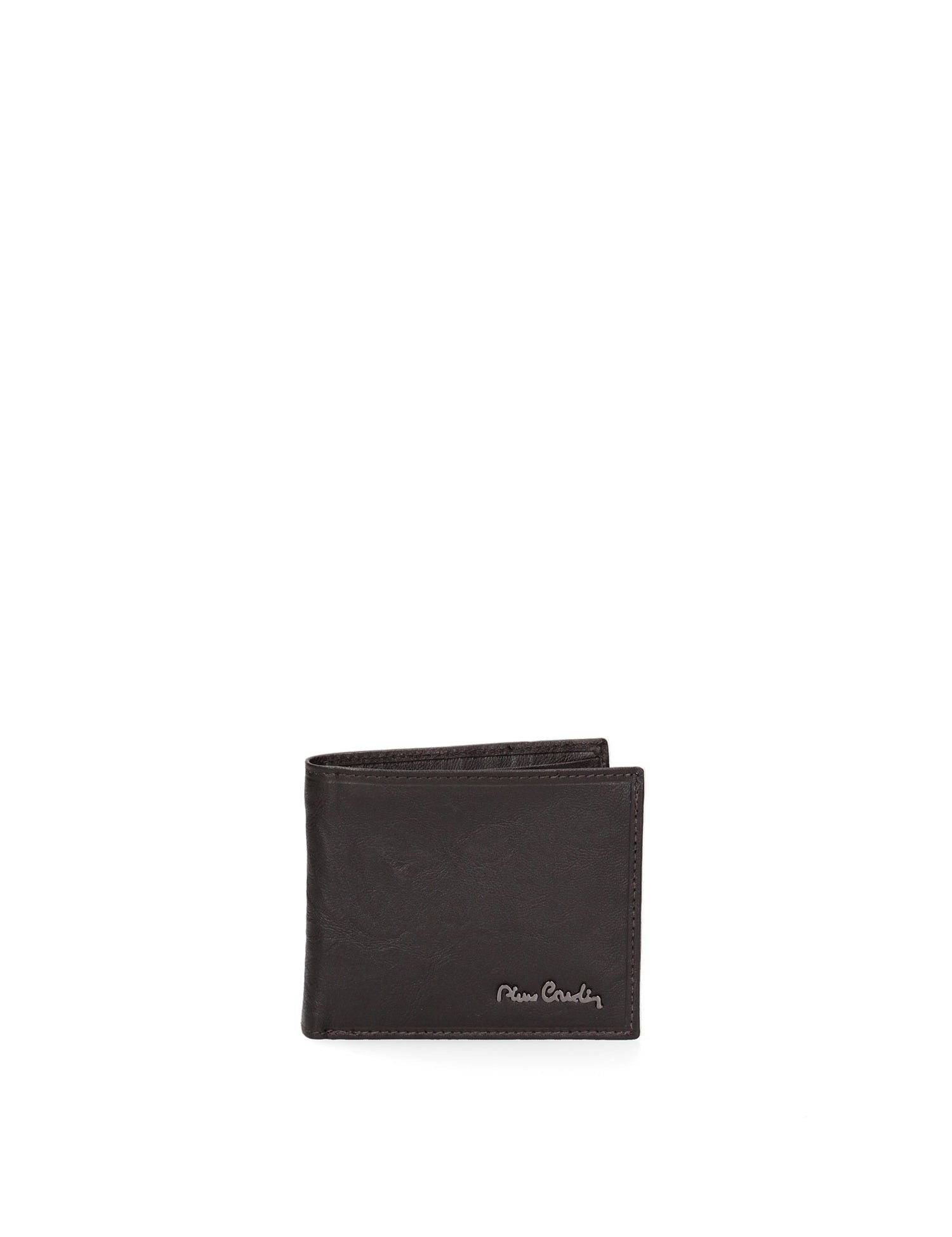 Portafoglio uomo in vera pelle Casual 8824-101-T.MORO Pierre Cardin
