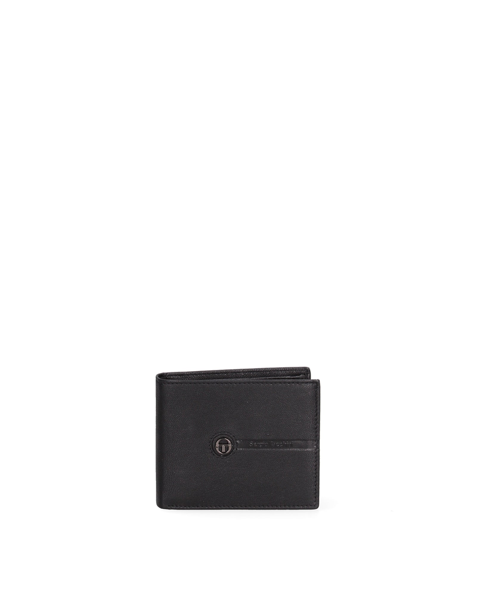 Portafoglio uomo vera pelle Sfoderato K50115P030-NERO Sergio Tacchini