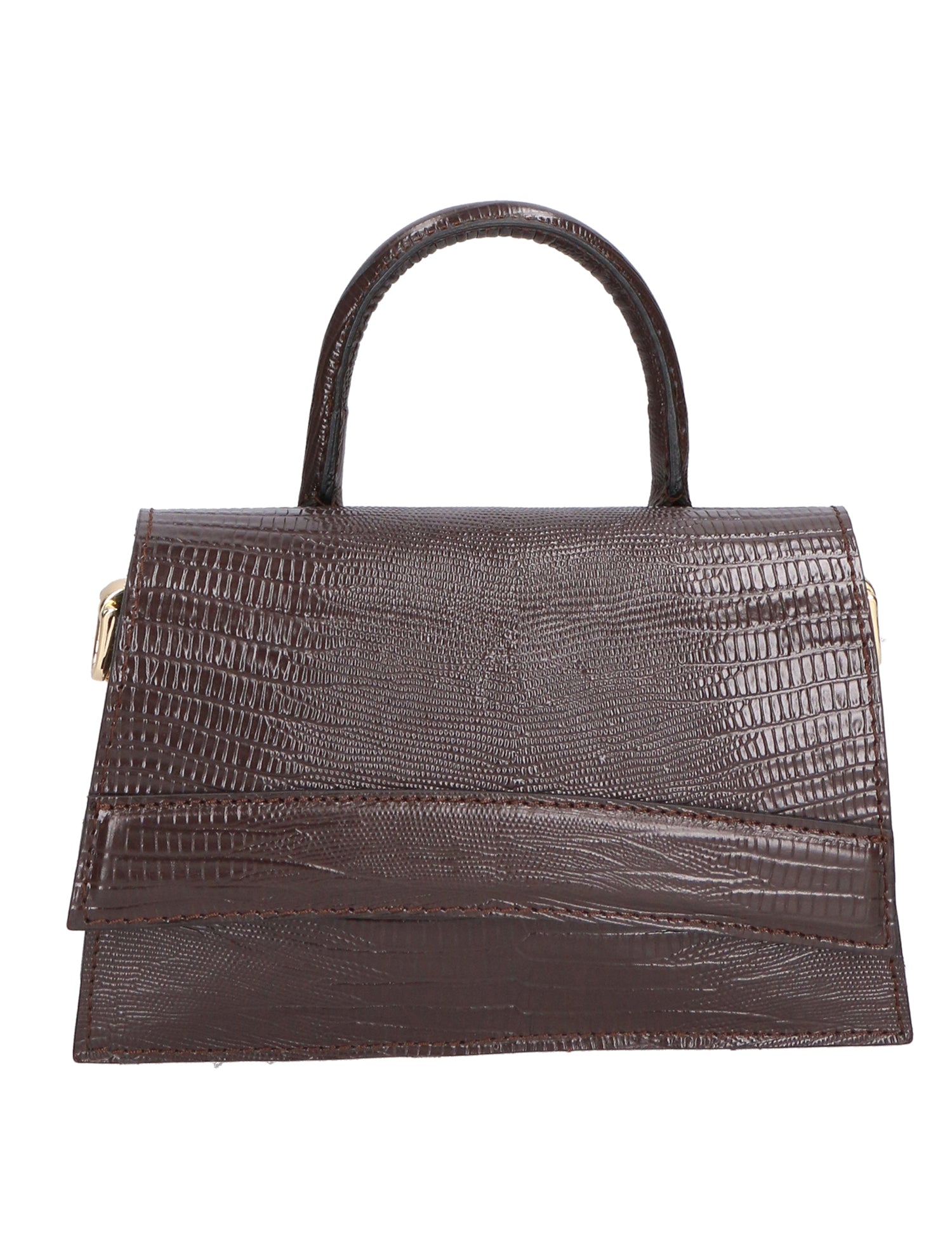 Ariel Borsa a mano da donna Vera pelle 05458-LU23 T.MORO DARK BROWN Gave Lux