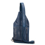 Marsupio da uomo in vera pelle Casual HILB-3338-BLU Hill Burry