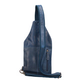 Marsupio da uomo in vera pelle Casual HILB-3338-BLU Hill Burry