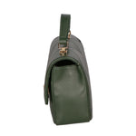 Vita Borsa a spalla da donna Vera pelle 06879-S14 VERDE SCURO Gave Lux