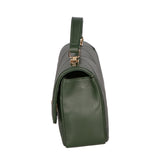 Vita Borsa a spalla da donna Vera pelle 06879-S14 VERDE SCURO Gave Lux