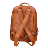 Herren-Rucksack aus echtem Leder - Handtasche | secretrend | HILB-4006-CUOIO