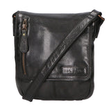 Borsa a tracolla da uomo Vera pelle RFID HILB-3069SW-NERO Hill Burry