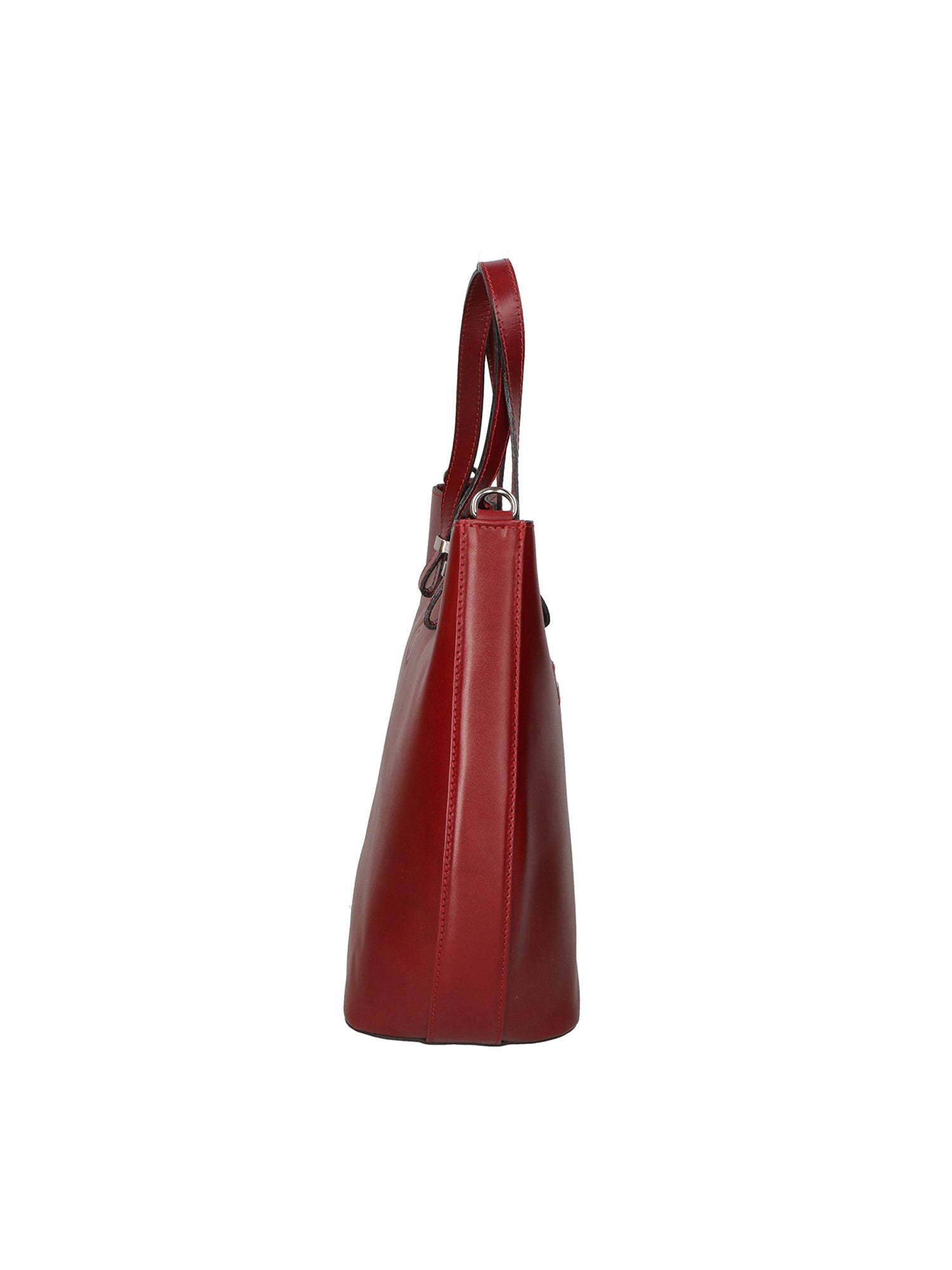 Egle Borsa a mano da donna Vera pelle 80046-ROSSO Gave Lux