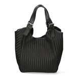 Elettra Borsa a mano da donna Vera pelle 80050-NERO Gave Lux
