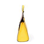 Arancia Borsa a mano da donna 100% pelle 8969-GIALLO+ROSA Gave Lux