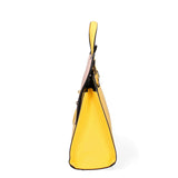 Arancia Borsa a mano da donna 100% pelle 8969-GIALLO+ROSA Gave Lux