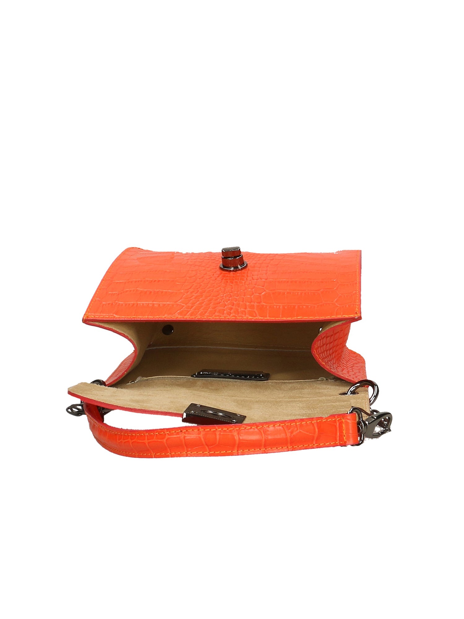 Nicole Borsa a spalla da donna Vera pelle 193746-ARANCIO ORANGE Gave Lux