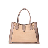 Jordana women's handbag in genuine leather, made in Italy, 35x25.5x15 cm