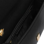 Borsa a mano da donna 100% poliestere KATE-GRAIN-BLACK-GOLD Marc Ellis