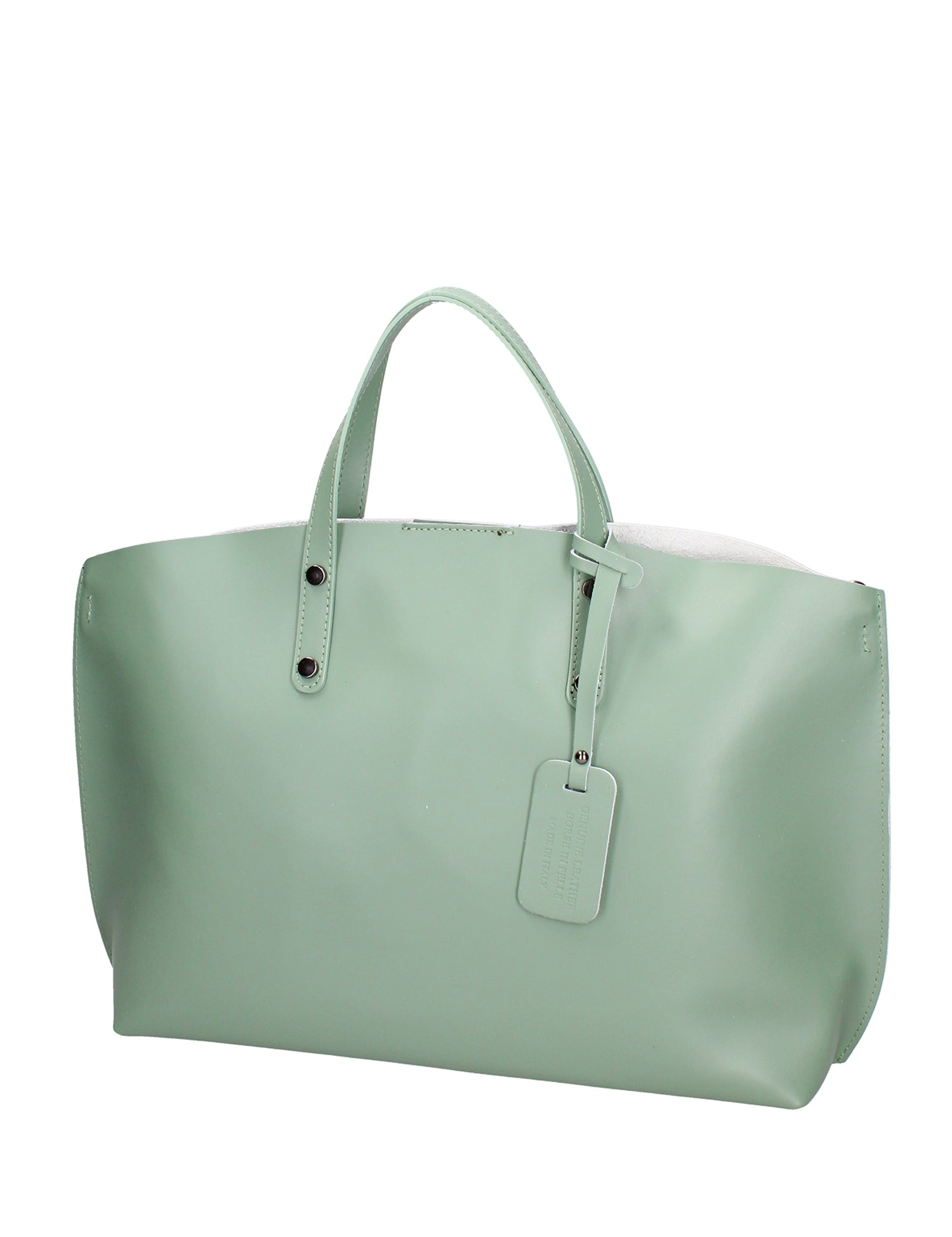 Lumena Borsa a mano da donna Vera pelle 2094-L896 MENTA Gave Lux
