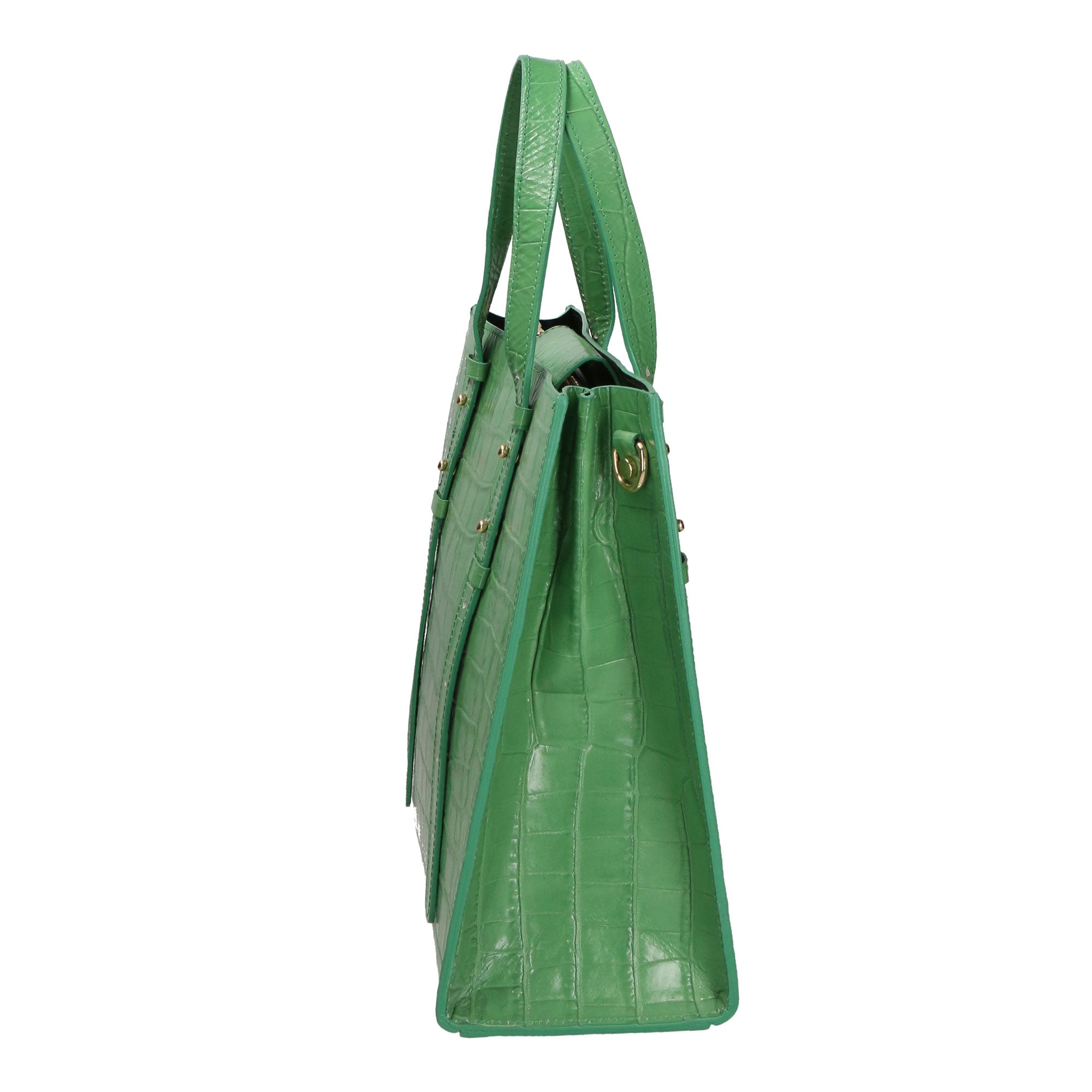 Borsa a mano da donna Pelle goffrata MYB-7003-SSCOCCO-C47 VERDE My Best Bag