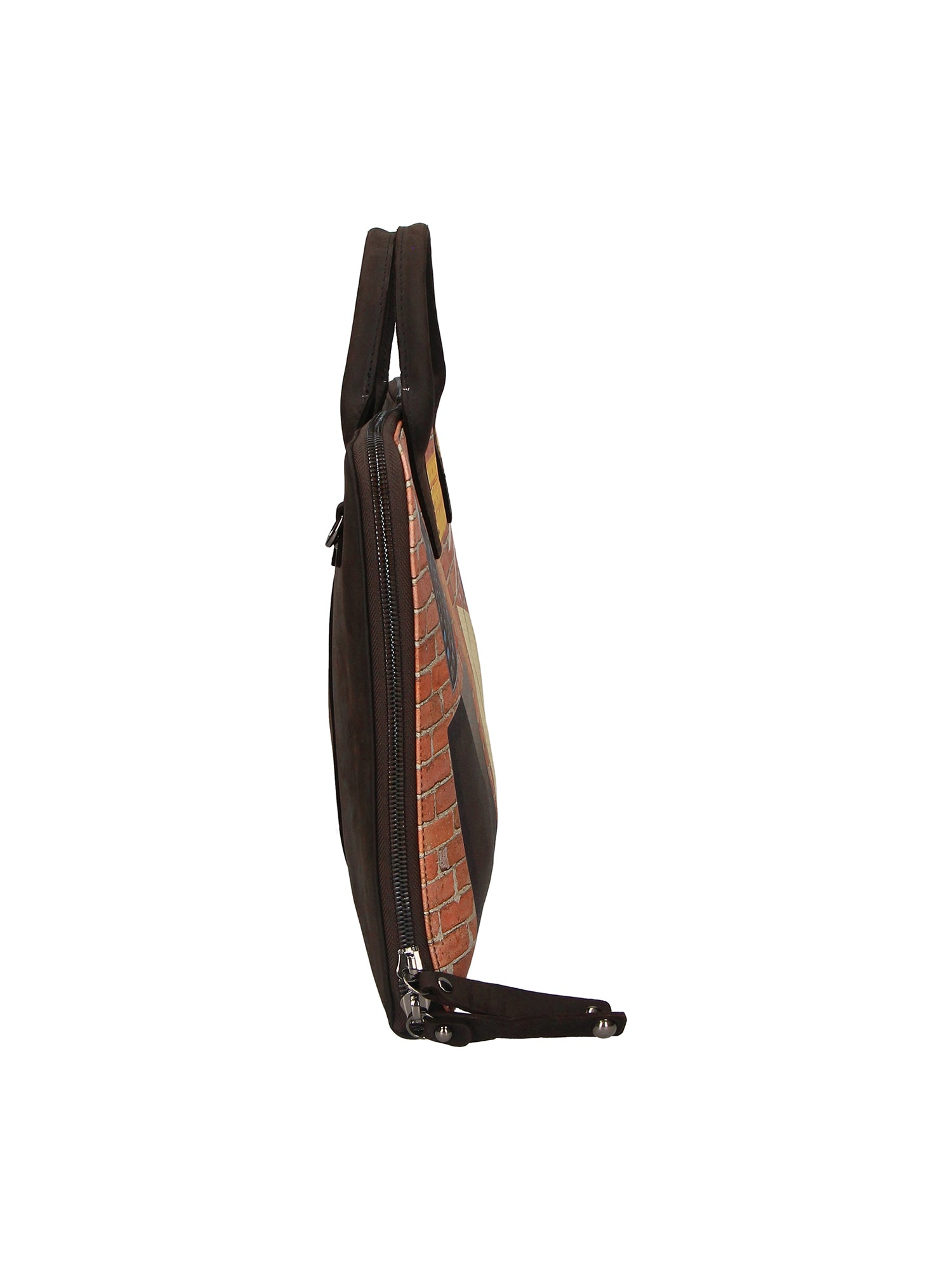 Michela Borsa a mano da donna Vera pelle ZG3007-PENNA Gave Lux