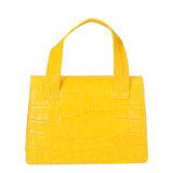 Borsa a mano da donna Pelle goffrata MYB-7036-SS-C04 GIALLO My Best Bag