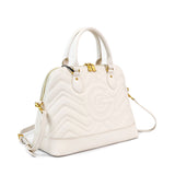 Borsa a mano da donna 100% pelle vegana PU GGB016CRM Gabriella G Firenze