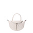 Mae Borsa a mano da donna Vera pelle 07142-D37 LATTE Viola Castellani