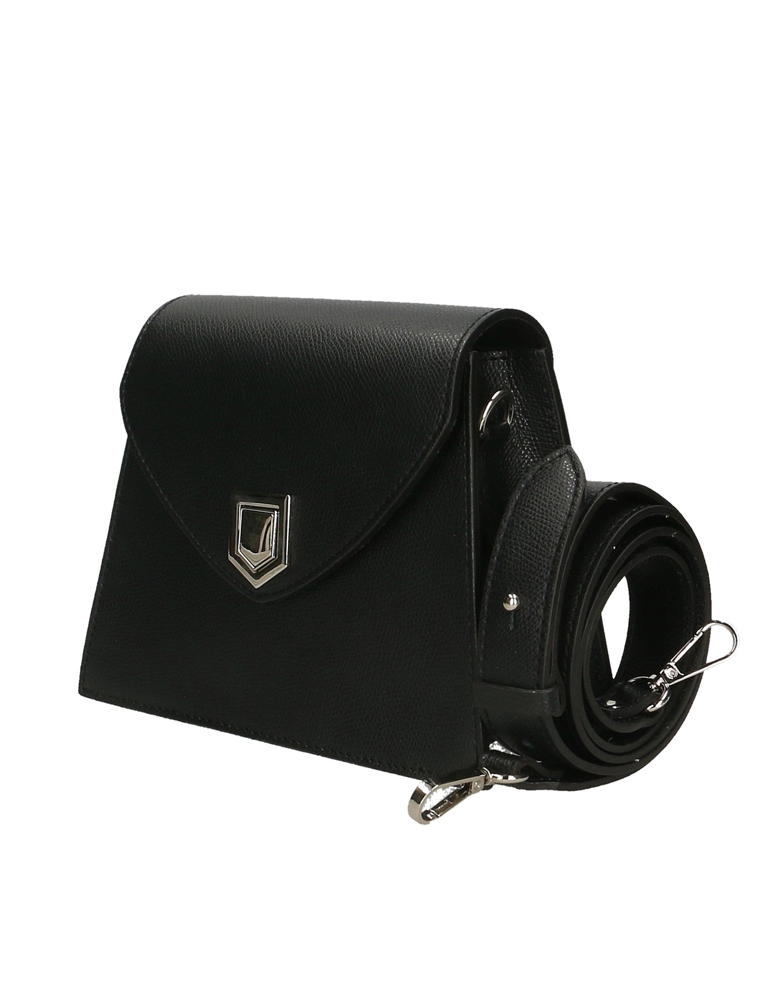 Eolara Borsa a spalla da donna Vera pelle 193842-NERO BLACK Gave Lux