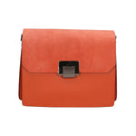 Palmira Borsa a spalla da donna Vera pelle 556014-ARANCIO ORANGE Gave Lux