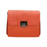 Palmira Borsa a spalla da donna Vera pelle 556014-ARANCIO ORANGE Gave Lux
