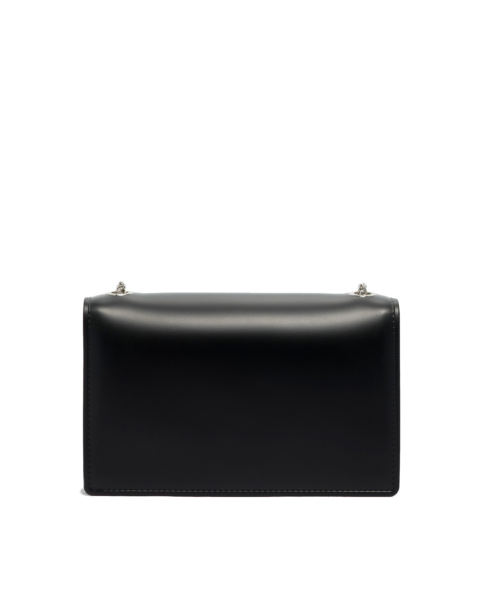 Borsa a mano da donna 100% Pvc FLAT SUPERMEE M-BLACK + SILVER Marc Ellis