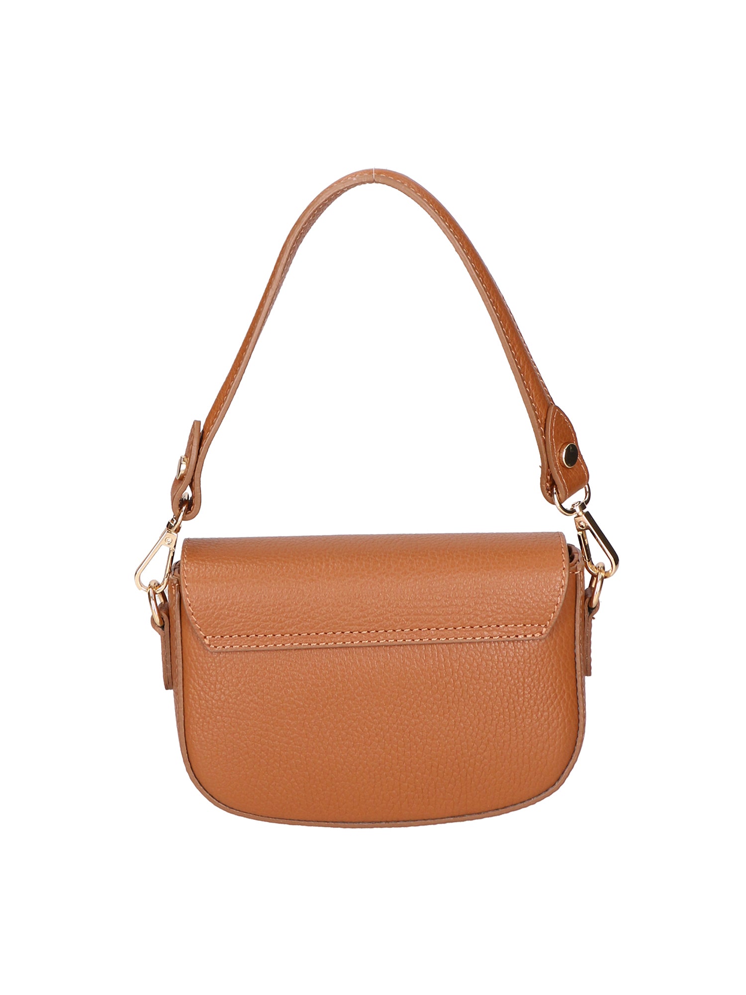 Viktoria Borsa a spalla da donna Vera pelle 06526-D17 CUOIO SCURO Gave Lux