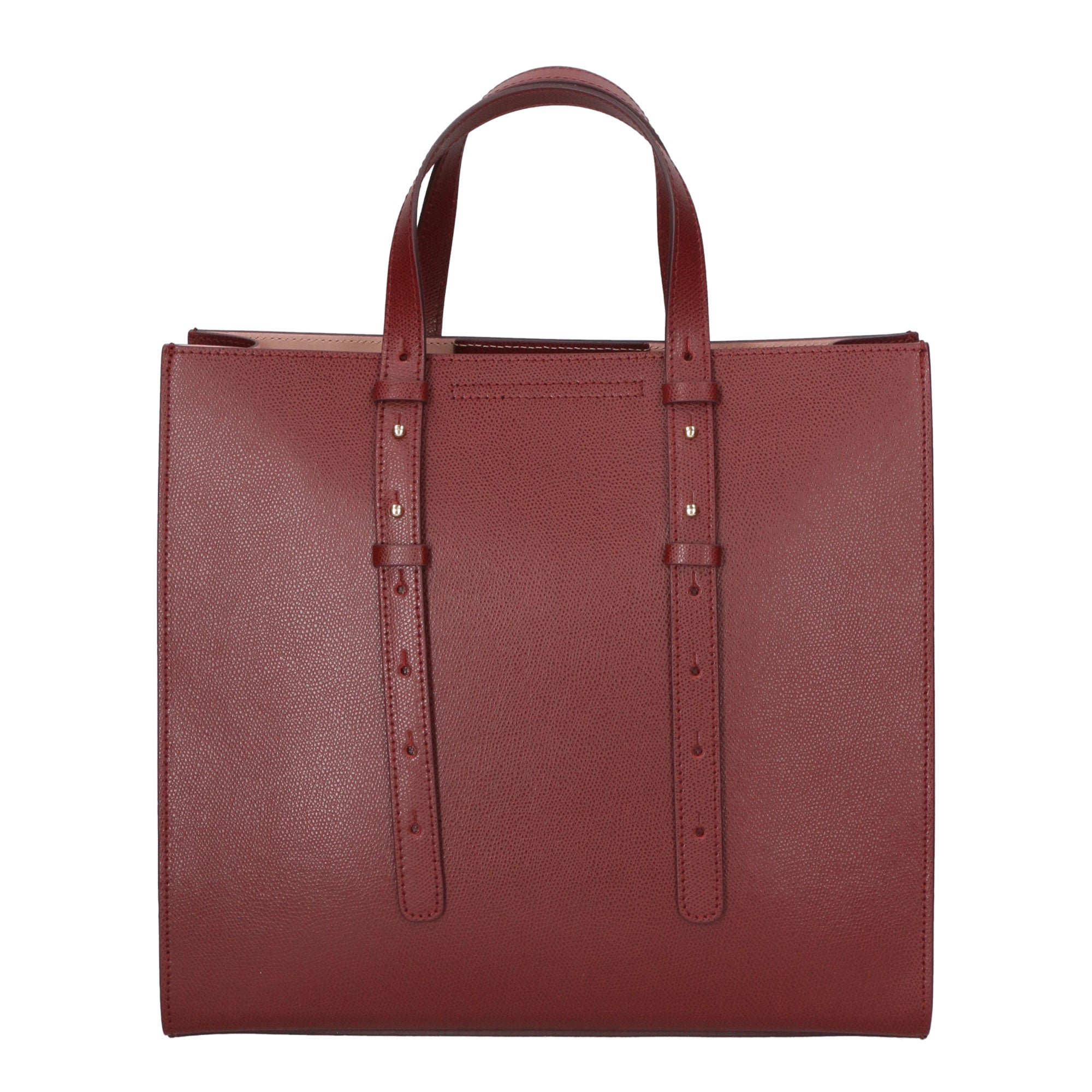 Borsa a mano da donna 100% pelle MYB-8001-FW-PL34 BORGOGNA My Best Bag