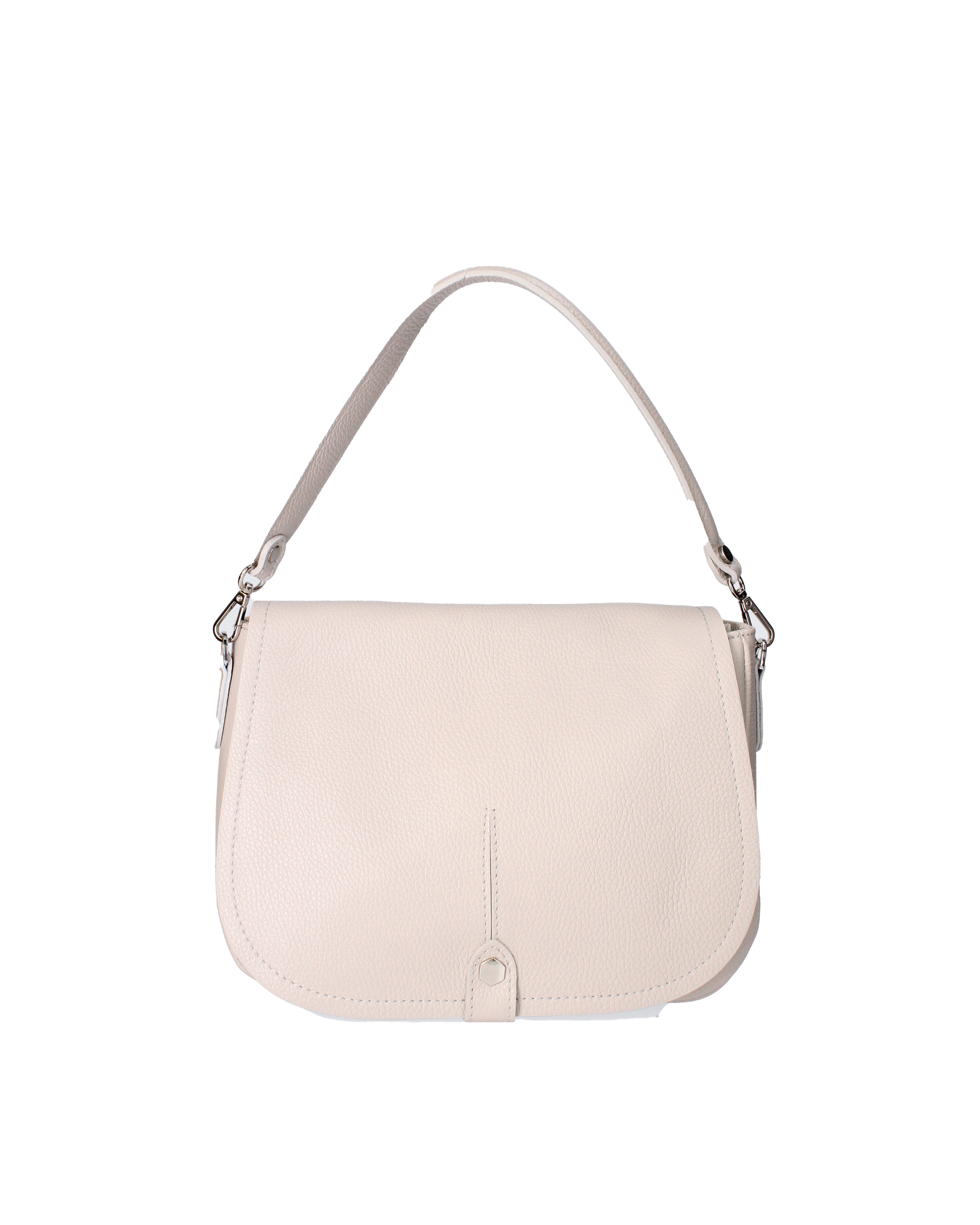 Sabina Borsa a spalla da donna Vera pelle 07139-D86 GRIGIO PERLA Viola Castellani