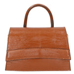 Ariel Borsa a mano da donna Vera pelle 05458-LU17 CUOIO COGNAC Gave Lux