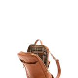 Unisex Backpack In Genuine Leather Made in Italy 27x36x8 cm