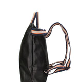 Convertible Handbag Into Backpack For Women In Genuine Leather Made in Italy 43x38x12 cm