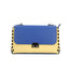Vera pelle 8641-GIALLO+BLU Borsa a tracolla da donna Evanthe Pro Gave Lux