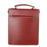 Tancredi Borsa da lavoro unisex in pelle Vera pelle 7013-ROSSO RED Gave Lux