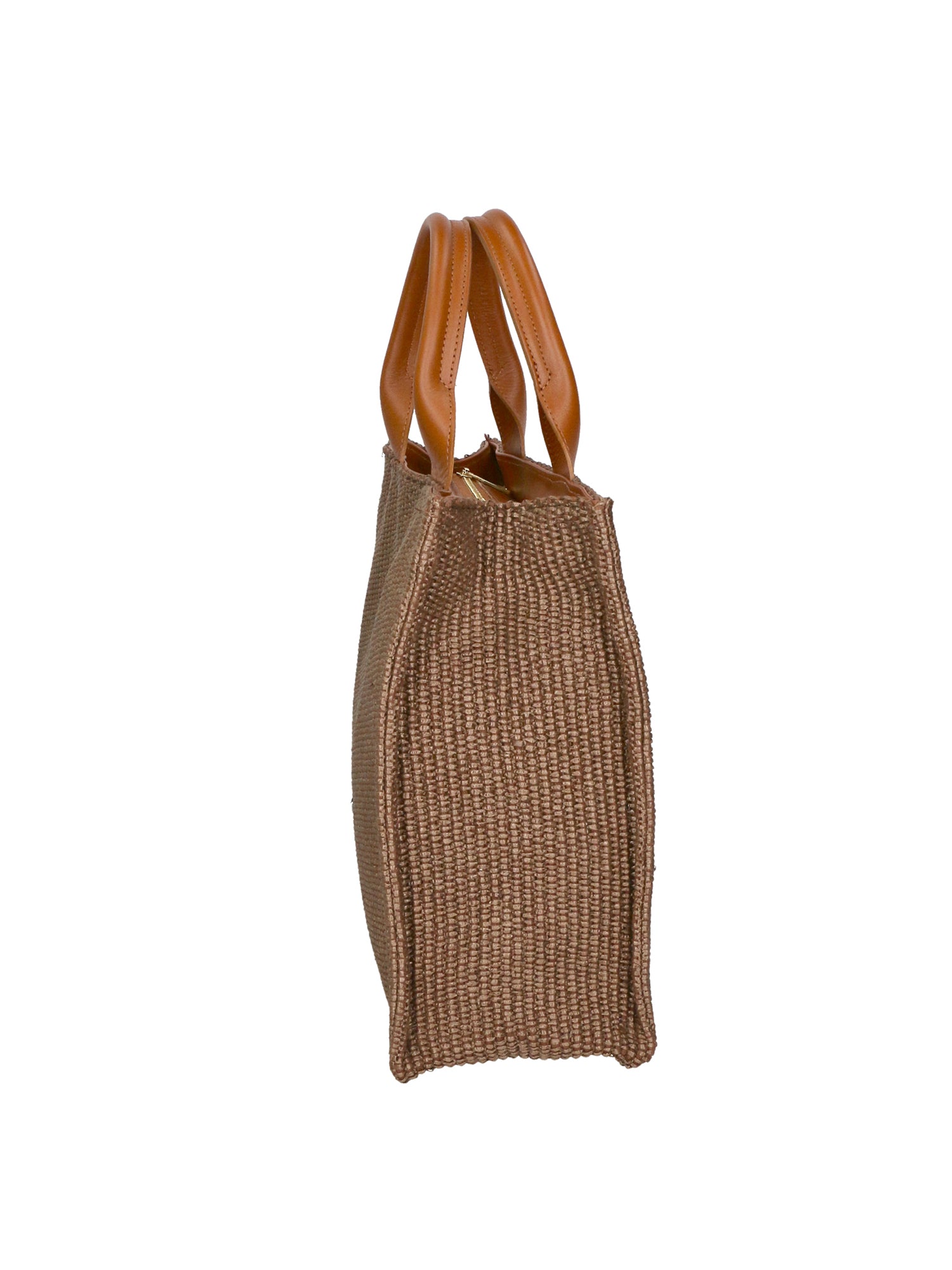 Allison Borsa a spalla da donna Paglia e pelle 05117-25 S17 CUOIO SCURO Gave Lux