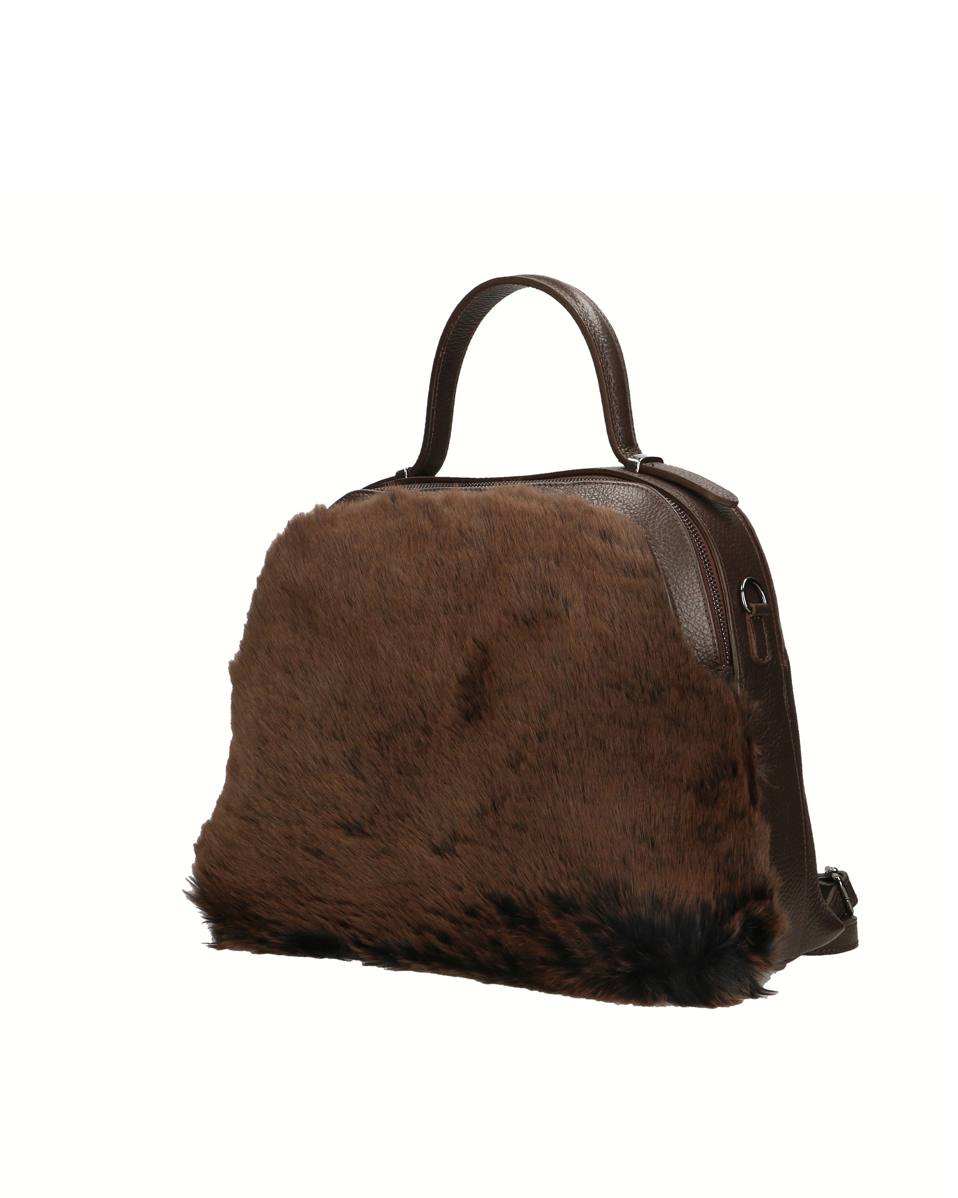 Aponia Borsa a mano da donna Vera pelle 8473-TMORO Gave Lux
