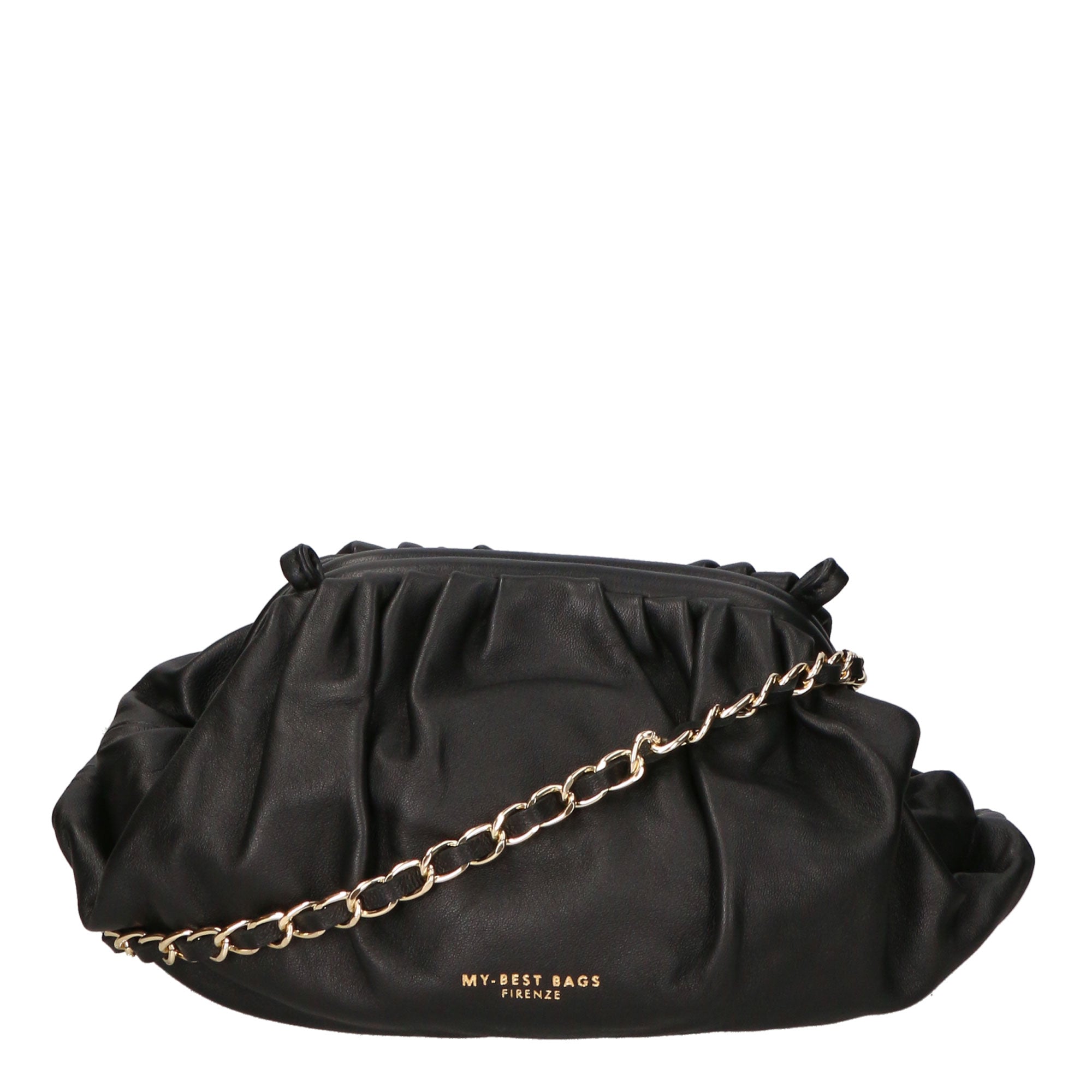 Borsa a mano da donna 100% pelle MYB-6018-FW-NERO 21 My Best Bag