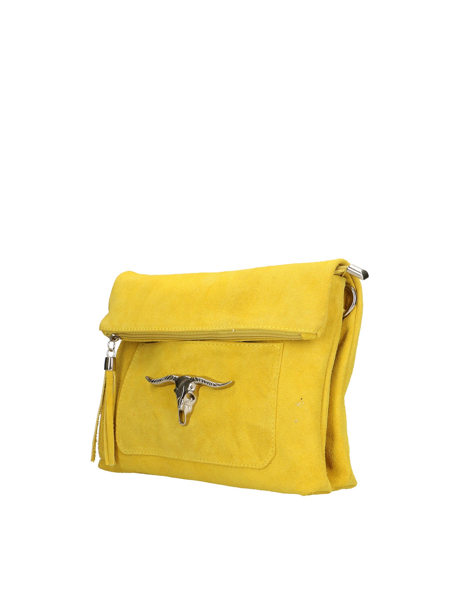Valencia Borsa a tracolla da donna Vera pelle 8651-GIALLO Gave Lux