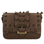 Morena Borsa a spalla da donna Vera pelle 1817-T.MORO DARK BROWN Gave Lux